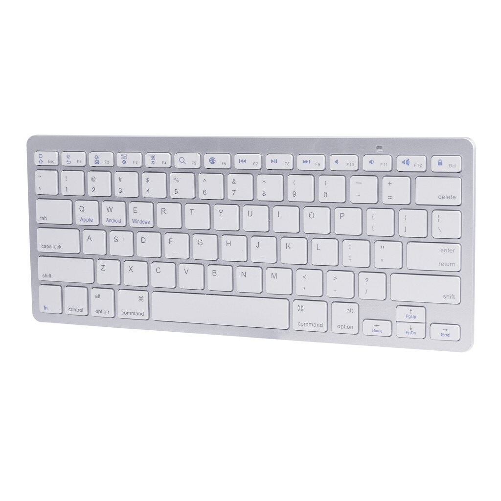 Teclado inalámbrico Delgado Bluetooth 3,0, miniteclado portátil para Ipad, Iphone, tableta, teclado para Android, IOS, Windows