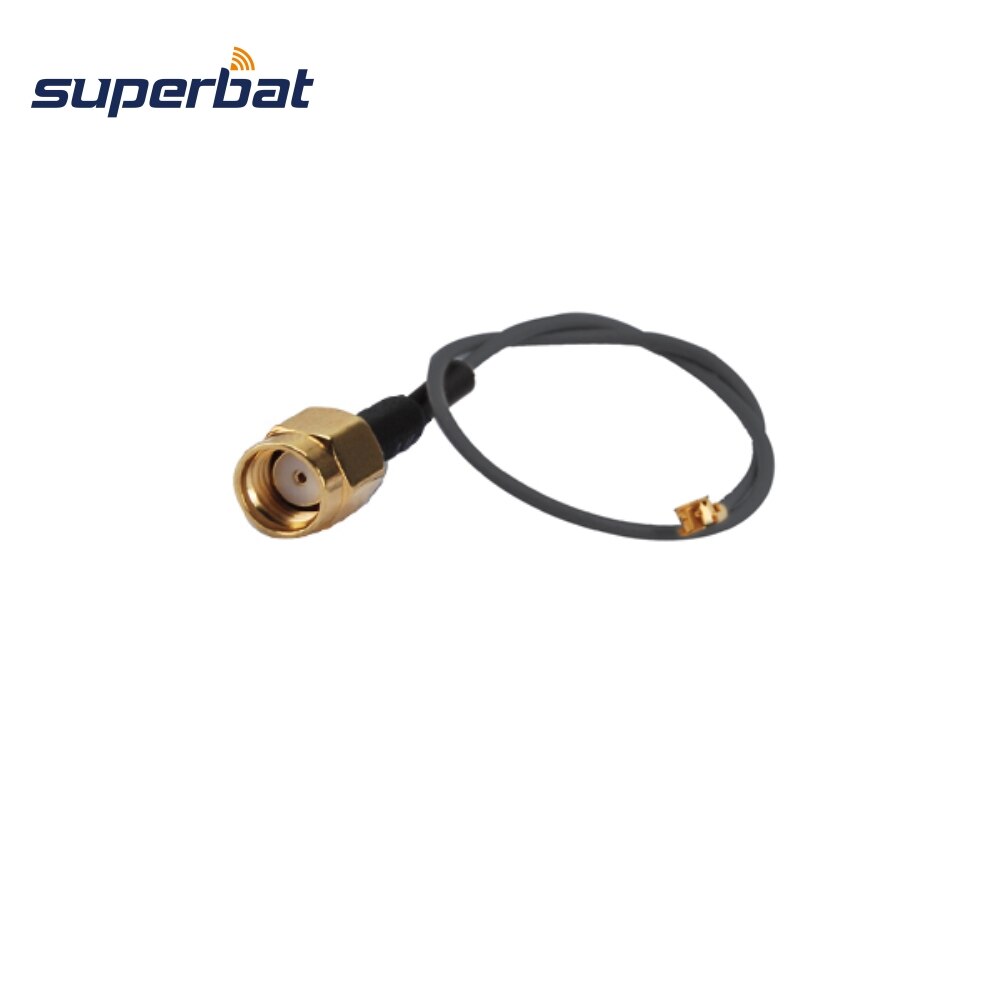 Superbat IPX / u.fl to RP-SMA Male Plug Pigtail Cable RF Coaxial Cable 15cm for XBee-PRO 2.4 GHz OEM RF Modules