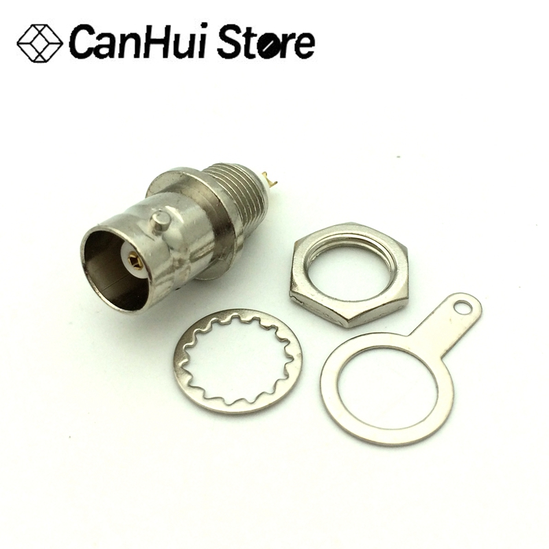 Connecteur de soudure câble Coaxial | Prise femelle BNC, câble Coaxial monté sur le châssis pour les pièces de machines à souder, 5 pièces/lot