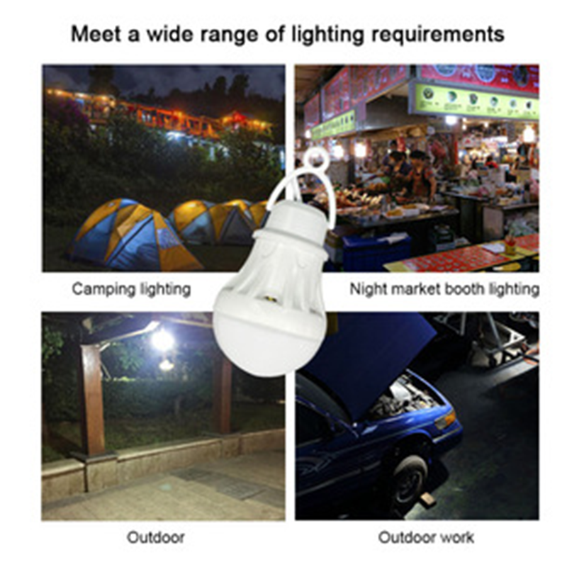 Bombilla Led de bajo voltaje, Bombilla USB de energía móvil de 5V, carga de ordenador, bombillas para exteriores disponibles.