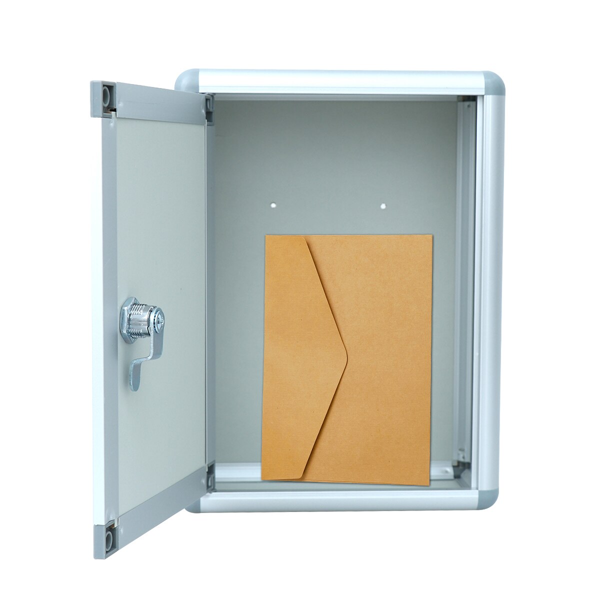 Suggestion Box Wall Hanging Mailbox Alloy Small Complaint Box Suggestion Box Aluminium Alloy Mailbox for Home School Company