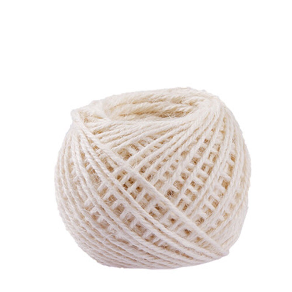 40m Leinen Rolle Natürlichen Jute-schnur Kabel Hanfseil Verpackung Saiten Ereignis Partei Liefert hochzeit startseite DIY Dekor handwerk L * 5