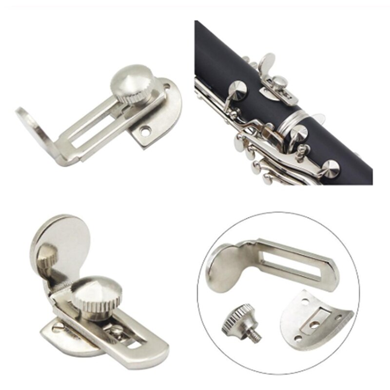 2Pcs Clarinet Thumb Rest Adjustable Replacement Thumb Rest Woodwind Instrument Finger Support