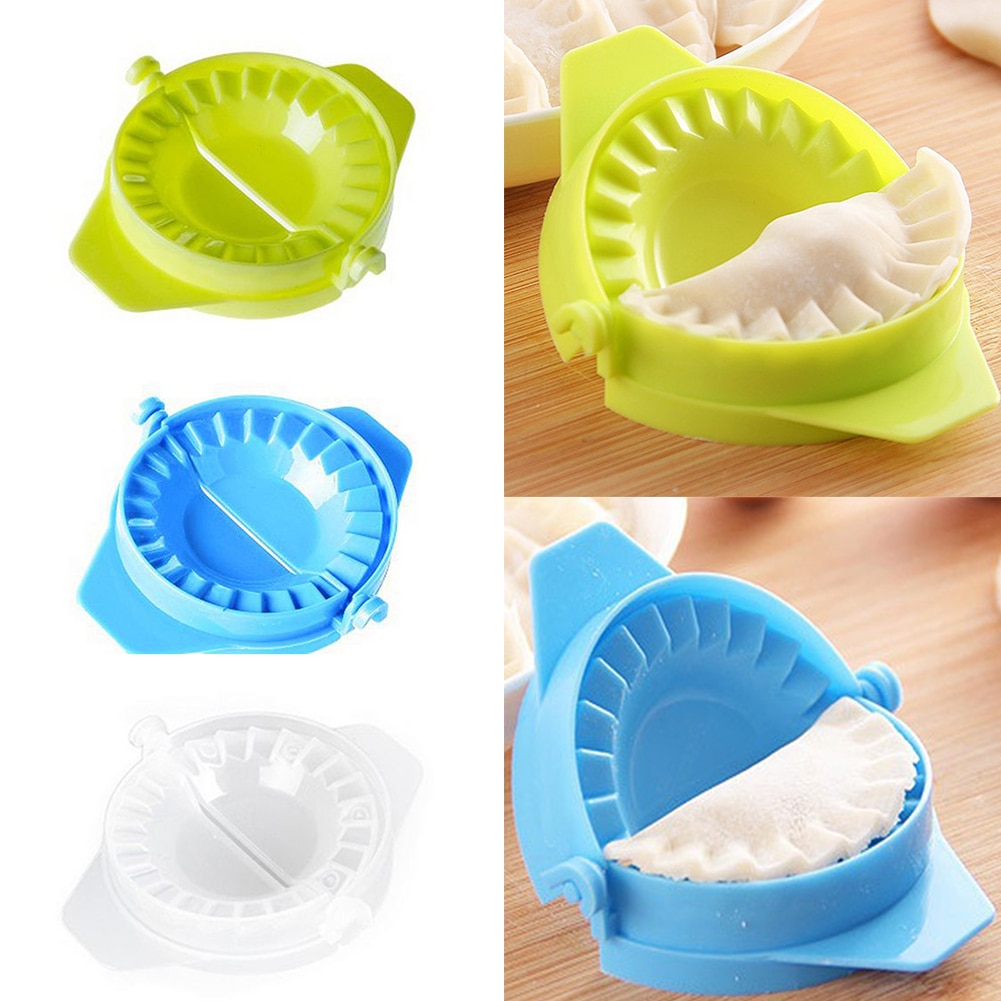 1pc Dumpling Maker Device Food-Grade Plastic Pack 7.5cm Dough Press Dumpling Pie Ravioli Mould Pastry Dumpling Molds