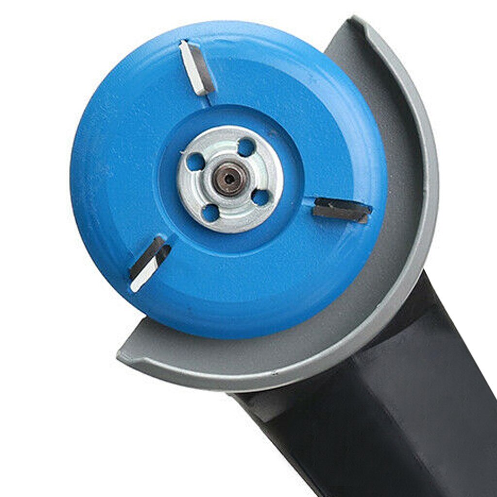 Three Tooth Milling Cutter 16mm Woodworking Turbo Plane For Aperture Angle Grinder Wood Carving Cutter Milling Cutter