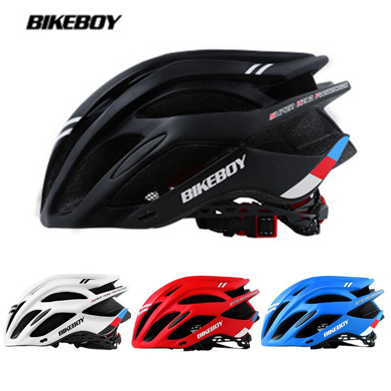 BIKEBOY Intergrally-Molded Cycling Helmet Men Women Ultralight Mountain Road Bike Bicycle MTB Helmets Safety Cap