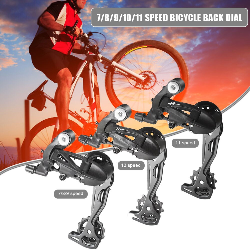 Bicycle Transmission Mountain Bike Rear Derailleur 7/8/9/10/11 Speed Fit Shimano Transmission System Mountain Bike Transmission