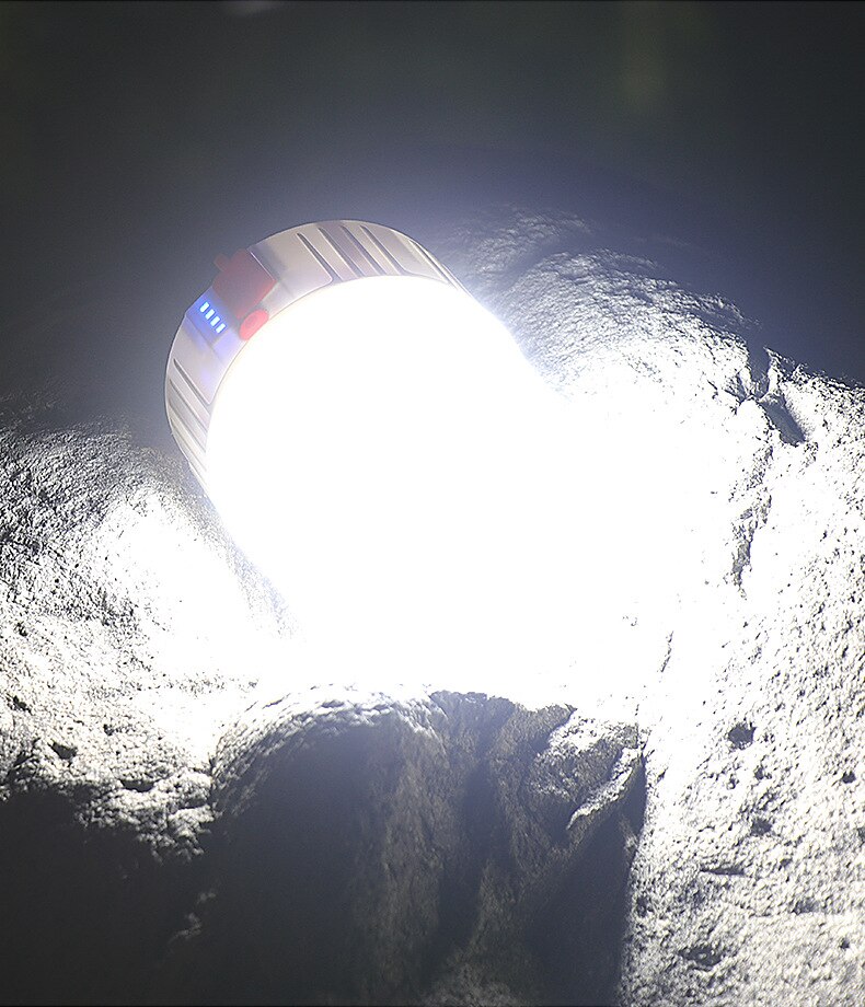 Solar LED Camping Light USB Rechargeable Bulb Emergency Lights Portable Lanterns Outdoor Waterproof Tent Lamp Flashlight for BBQ