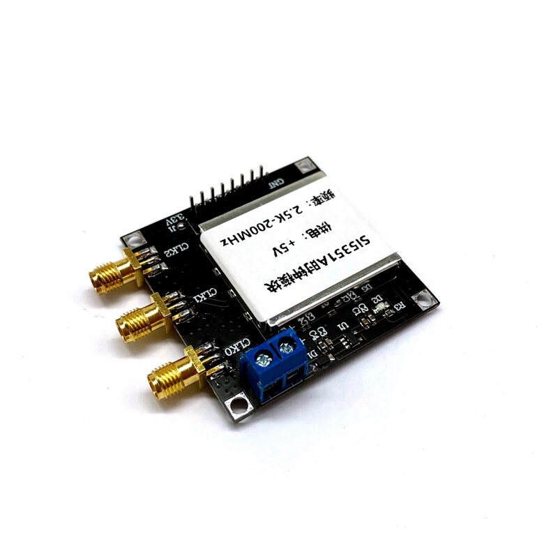 2.5K-200Mhz SI5351 Clock Signal Generator Module High Frequency Signal Square Wave Frequency Generator For HAM,No Screen