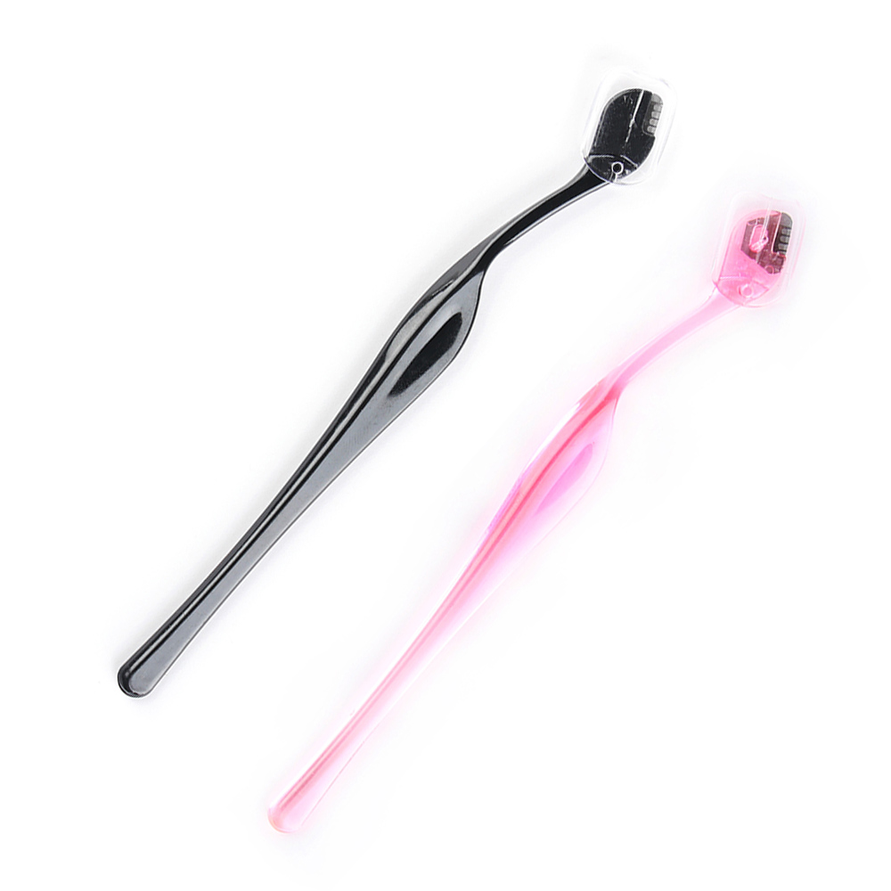 Navaja portátil para cejas, cortador de cejas de acero inoxidable, cuchilla, removedor de pelo, herramientas de maquillaje Facial, 2 uds.: Black Rose Red