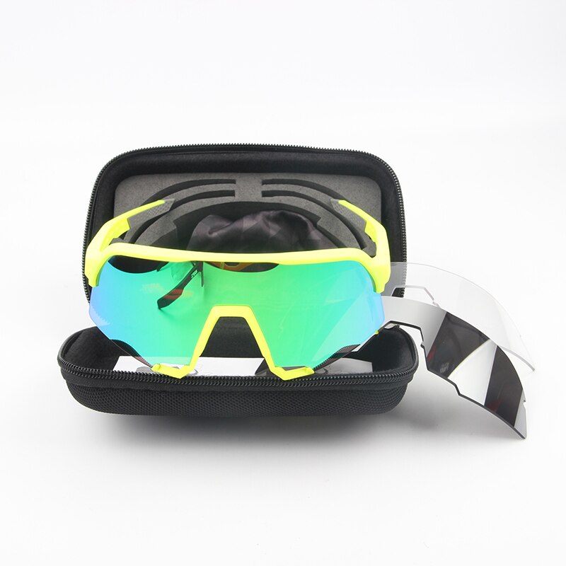 S3 Cycling sunglasses peter sagan Sports Bike Cycling Goggles Sunglasses UV400 Eyewear 3Lens bike accessories