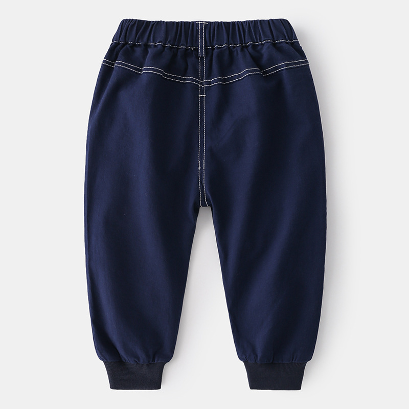 Crianças calças casuais primavera 2021 meninos calças esportivas leggings calças cor sólida crianças vestir