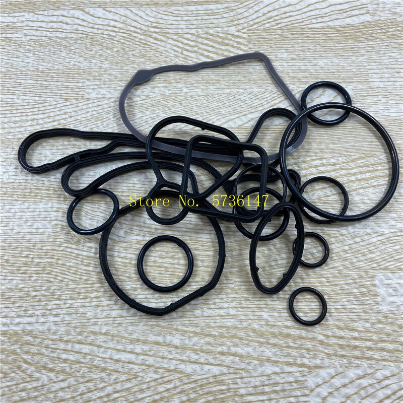 1 Set Cooling System Seal Oil Cooler Gasket Seals NO: 2724577 24445723 55354071 55354072 For Chevrolet- Cruze Sonic Astra Zafira