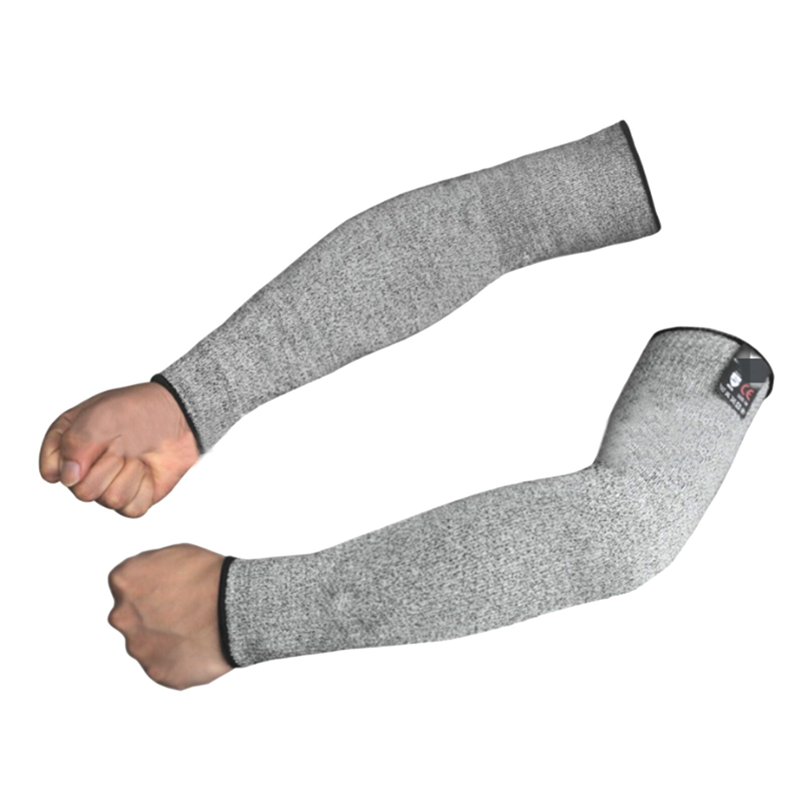 2PCS Safety Arm Sleeve Anti Cut Puncture Proof Guard Bracers Protector Work Arm Anti-cut Protective Safety Gloves: 01