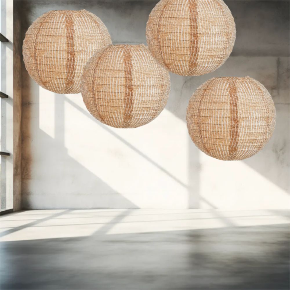 3 stuks duurzame 8 inch linnen papieren lantaarn d... – Grandado, image size:1000x1000