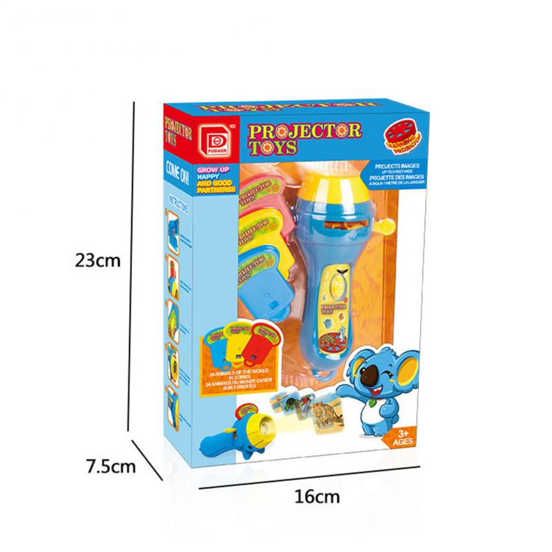 Projectie Zaklamp Kinderen Projector Licht Leuke Cartoon Speelgoed Night Foto Licht Bedtime Leren Leuk Speelgoed