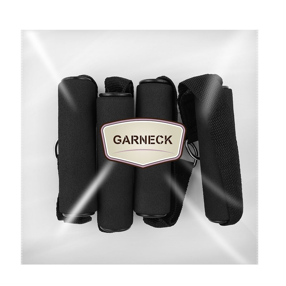 Garneck 4 Stuks Enkele Handgrepen Met Karabijnhaak Clips Handvat Oefening Handgrepen Voor Weerstand Buis Oefening Sterkte Trainin