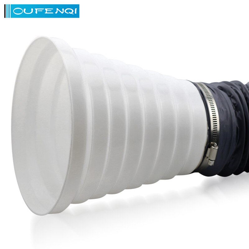 Range hood exhaust pipe size reduction adapter plastic reduction check valve ventilation exhaust pipe diameter circle