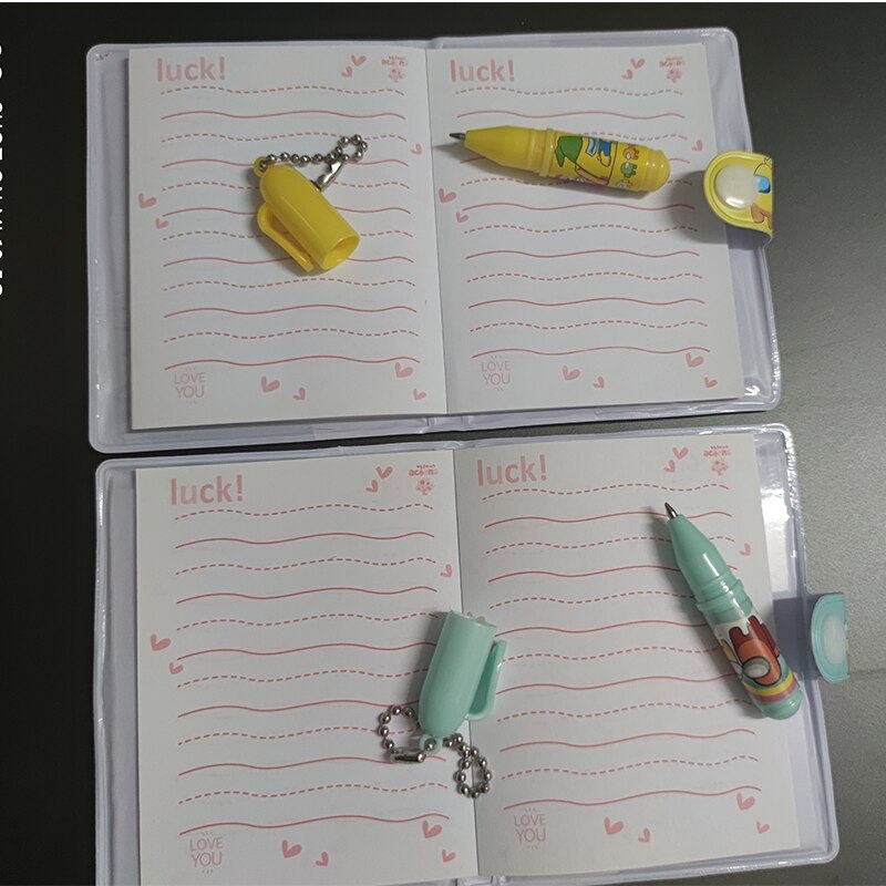 2022 Kawaii Journal Cute Cartoons Notebook Color Page Notebook Diary Agenda Notepad School kids Stationery