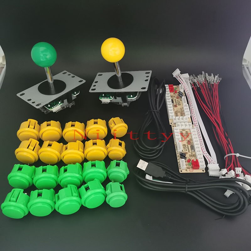 Arcade Joystick Diy Kit Nul Vertraging Arcade Diy Kit Usb Encoder Om Pc PS3 Arcade Sanwa Joystick En Push Knoppen voor Arcade Mame: 5