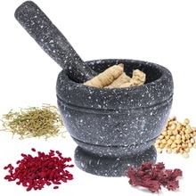 Garlic Masher Garlic Jar Garlic Bowl Mashing Medicine Jar Household Multifunctional Wood Mortar & Pestle Kitchen Gadget