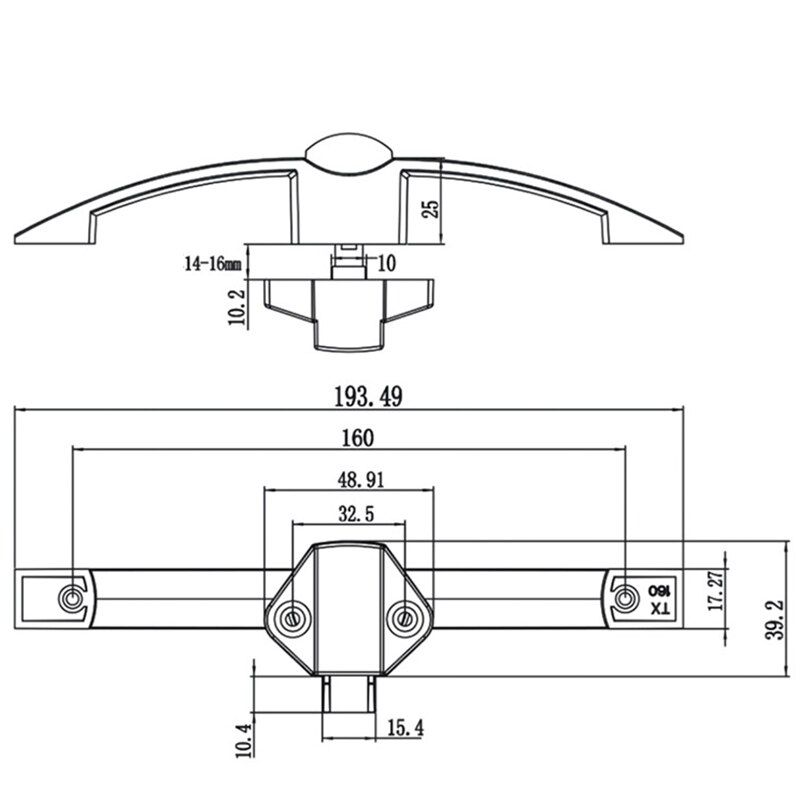 Gebogen Handvat Knop Lock, Trailer Schuur Meubels Kast Deurslot, Meubels Hardware