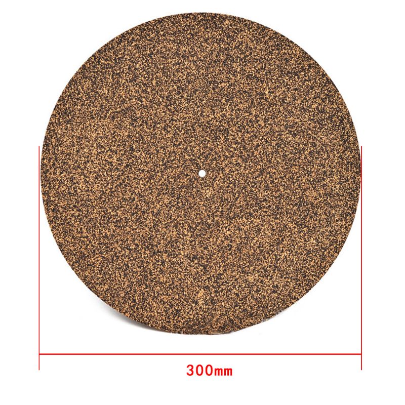 3MM Anti Static Cork and Rubber Turntable Platter Mat Slipmat Pad for LP Vinyl Record Accessories