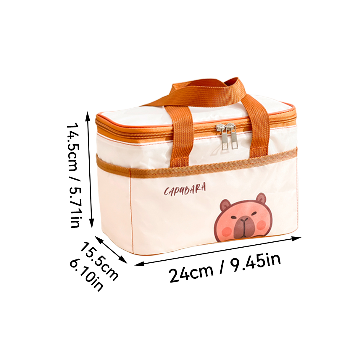 WORTHBUY Portable Insulated Lunch Bag Large Capacity Waterproof Cooler Bag Camping Picnic Bento Bag Thermal Food Storage Bags: Yellow