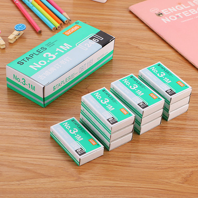 Grapas de encuadernación para oficina, modelo estándar de n. ° 12, grapadora 24/6