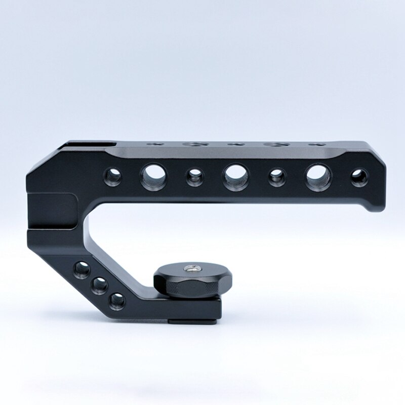 Dslr Camera Handgreep Metalen Shoe Adapter Mount Universele Handgreep Voor Camera Fill Licht Microfoon 1/4 3/8 Schroef
