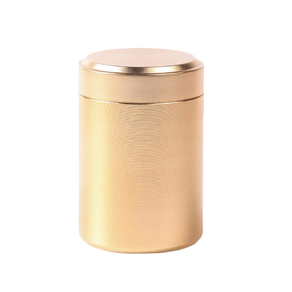 Bote de almacenamiento de aluminio de 70ml para hierbas, tarro para alijo, hermético, a prueba de olor, hierbas, especias, contenedores de té, jarras de contenedores, botellas
