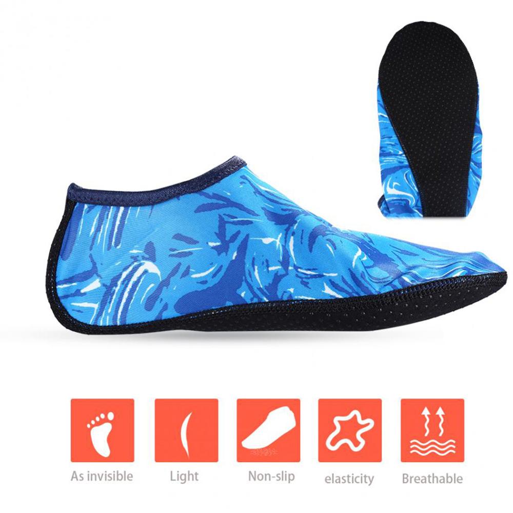 Calze da acqua scarpe da spiaggia da spiaggia scarpe da yoga a piedi nudi scarpe da nuoto da Surf ad asciugatura rapida uomo donna calza a piedi nudi in pelle d&#39;acqua