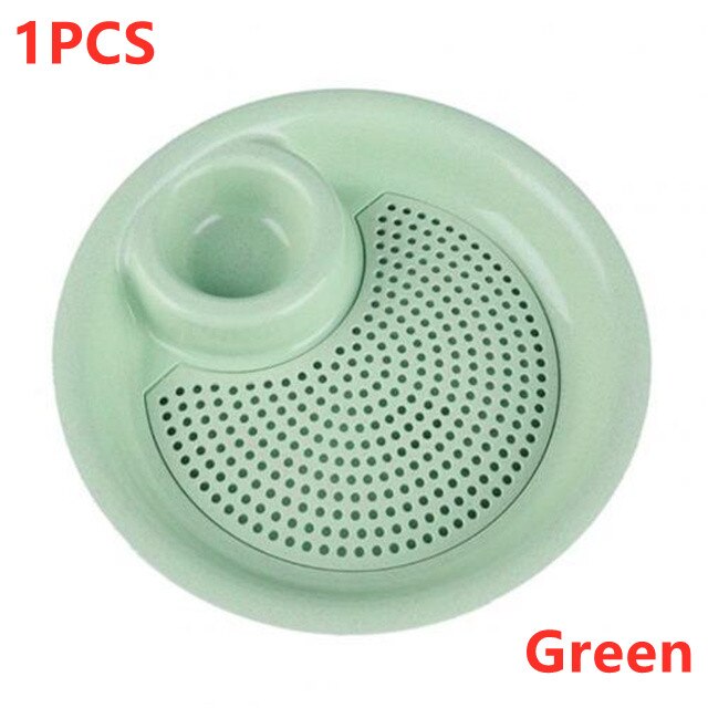 Lightweight Wheat Straw Plates, Unbreakable Eco-Friendly Reusable Plastic Plates, Salad Plates, Camping Plates, Dumplings Dish: 1pcs Green