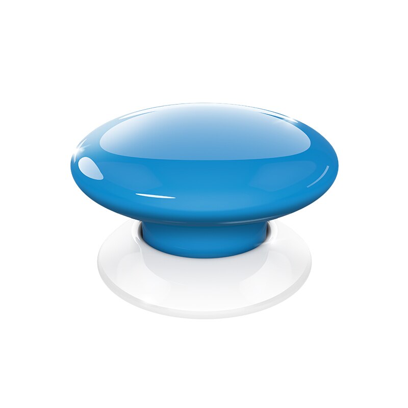 FIBARO The Button FGPB-101-1-8, Six Pre-Programmed Scenes, 8 Colors, Zwave Smart Home: Blue EU