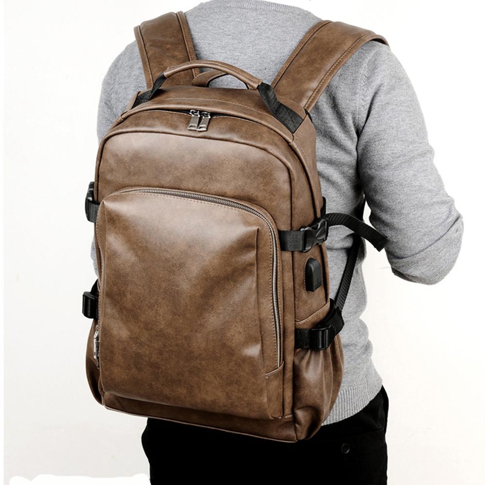 travel business backpack trend bag computer bags sales men's retro multi-function large capacity backpack