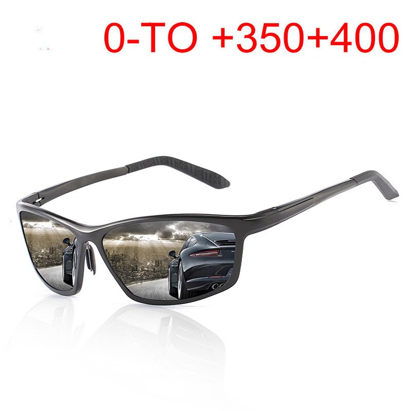 Square Aluminum Magnesium Bifocal Reading Sun Glasses Women Men Presbyopia Sports Reading Sunglasses Diopter FML