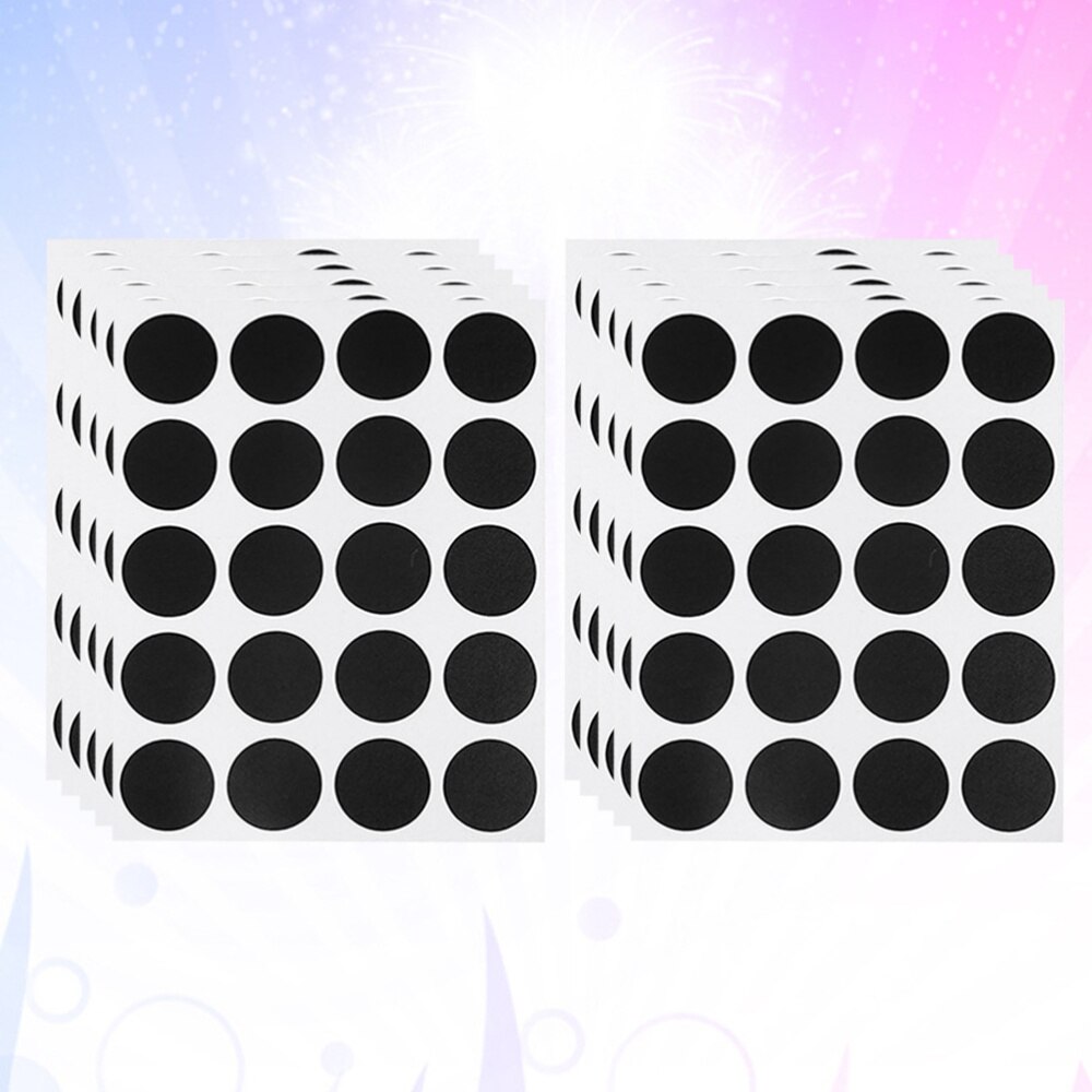 10 Sheets Adhesive Label Chalkboard Sticker Labels Kitchen Seasoning Bottle Stickers