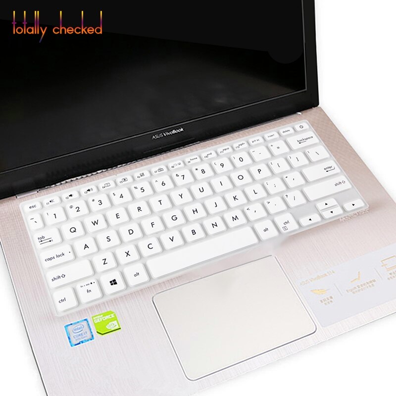 For Asus Vivobook 14 X420UA X420F X420FA X420U X420 X412 FA UA x412fa X412UA 14 Inch Laptop Keyboard Protector Cover Skin: white