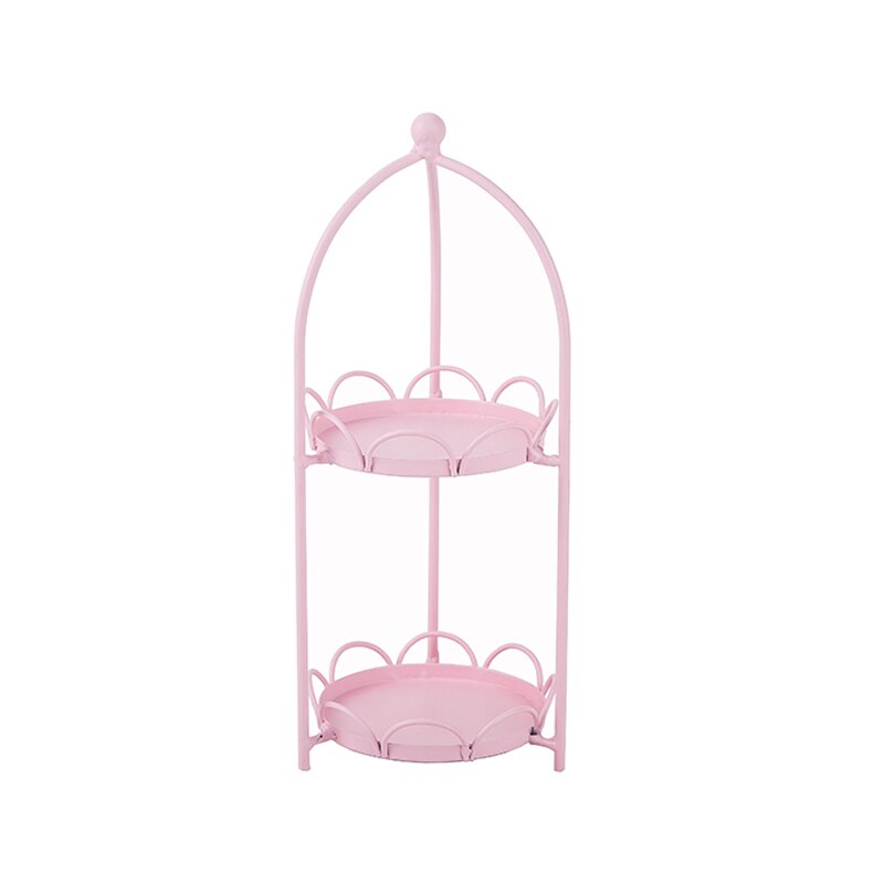 Roze Zoete Dessert Tafel Leverancier Baker Showcase Cake Stand Bruiloft Props Decoratie Gereedschappen Hollow Lace Tray Dessert Candy Bar