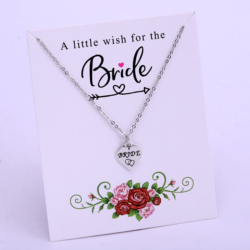 Bloem Meisje Bruidsmeisje Bruidsmeisje Bruid Ketting Kettingen Wedding Party Vrouwen Meisje Jewelrydrop: NE1706