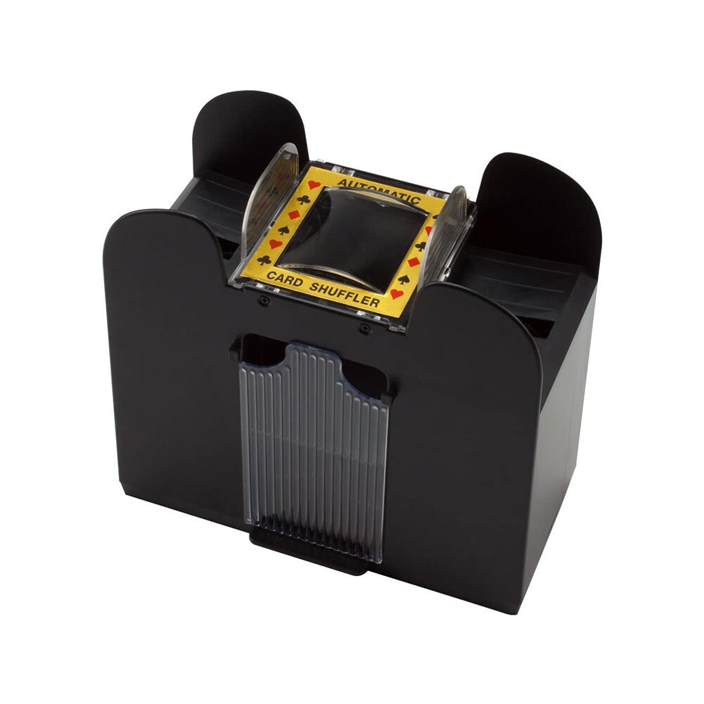Mélangeur électrique à la maison de partie de pont Portable 6 Shuffler automatique de carte à piles de plate-forme pour le de jeu de Table de Poker