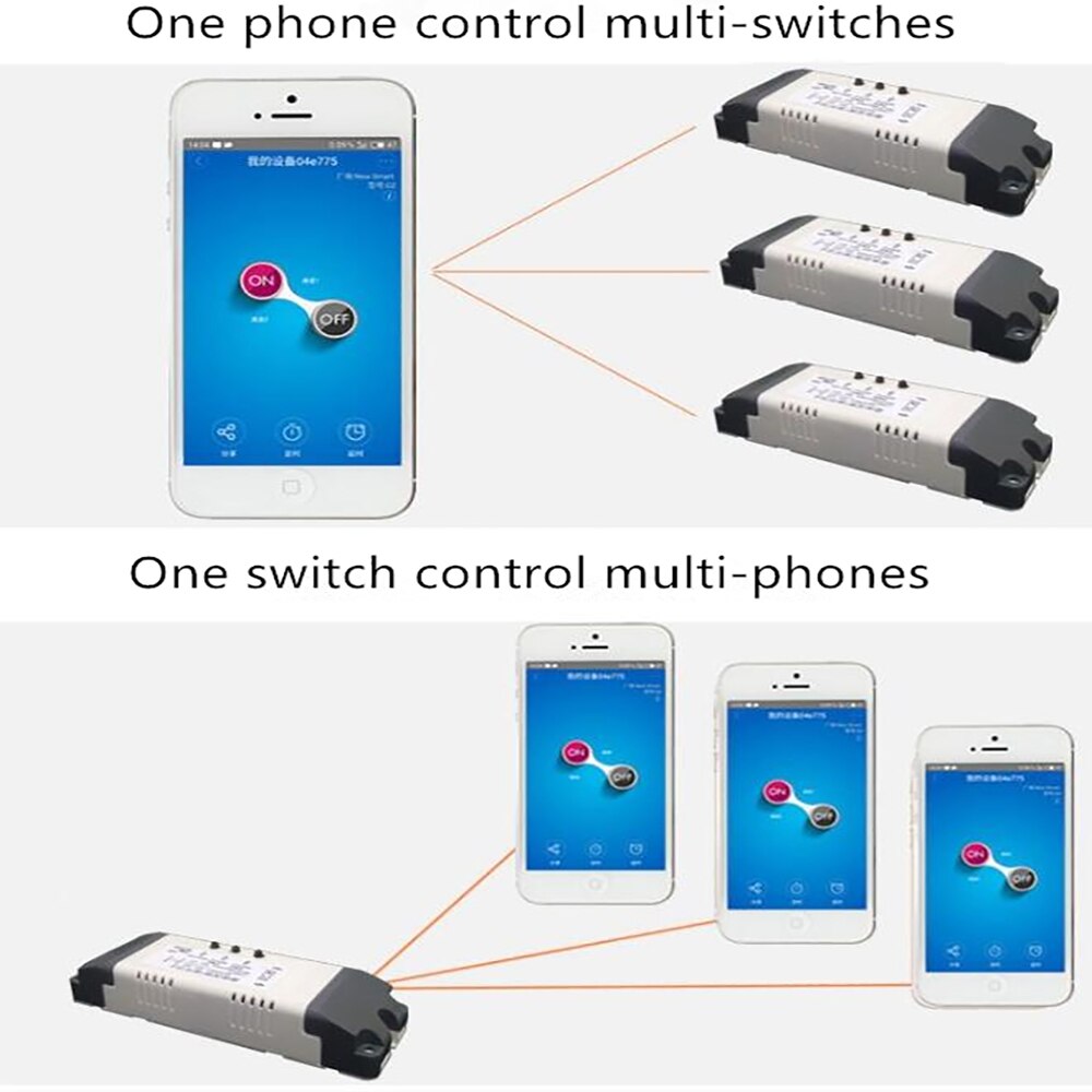 12V / 24V WIFI remote control switch to control the motor forward and reverse