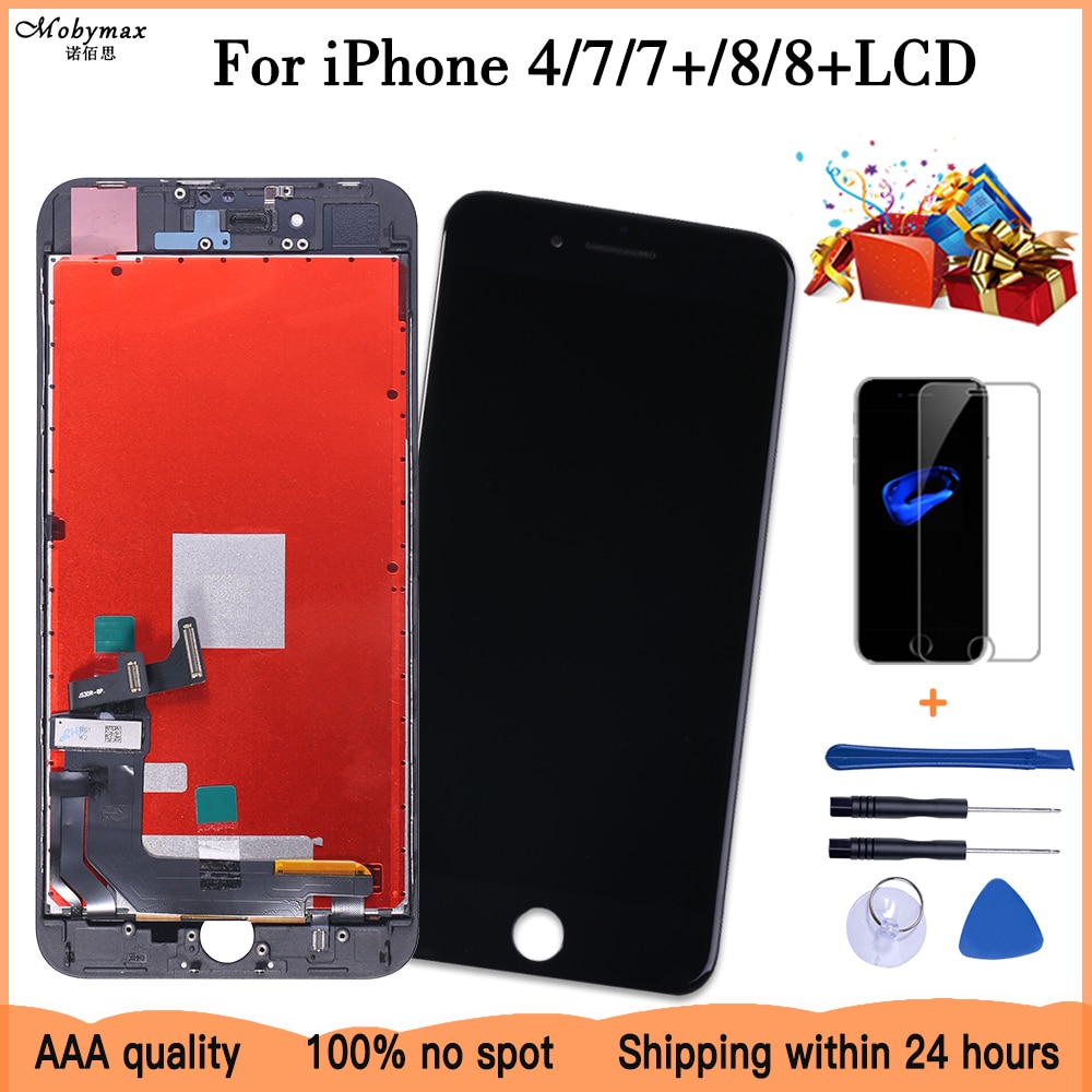 100% AAAA LCD Screen For iPhone 7 8 Plus Screen LCD Display Digitizer Touch Module 7 8 Screens Replacement LCDS