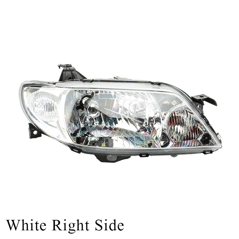 ZUK Front Bumper Headlight Headlamp For MAZDA 323 Familia Protege BJ 1998 1999 2000 2001 2002 2003 Front Head Light Head Lamp: White Right