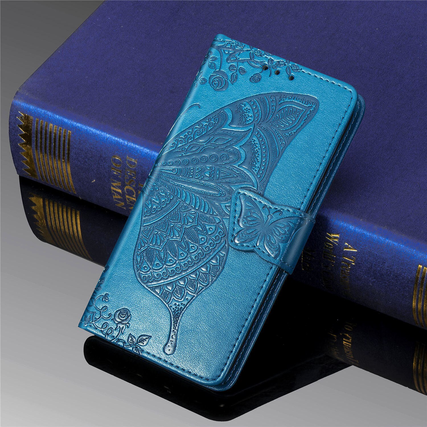 Voor Infinix Note11 Pro Flip Case 3D Vlinder Portemonnee Boek Funda Infinix Note 11 Pro Case Luxe Lederen 360 Beschermen telefoon Cover: Blauw