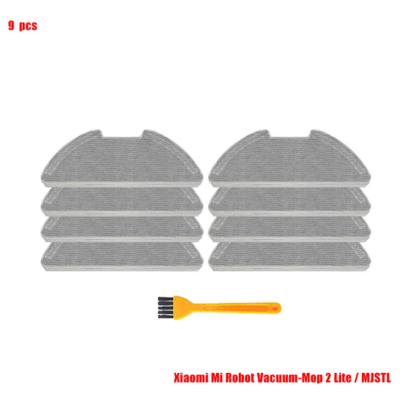 For XiaoMi Mi Robot Vacuum Mop 2 Lite / 2 Pro / MJSTL / MJST1SHW Main Side Brush Hepa Filter Mop Colth Spare Parts Accessories: WHITE