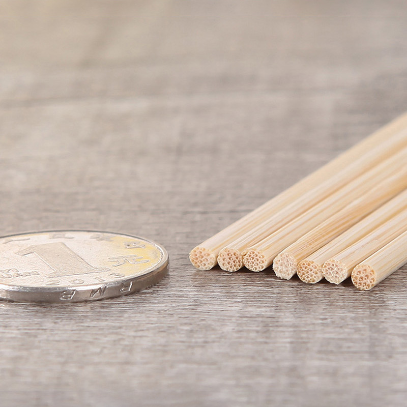 100 stk bambus grillspyd engangs tre bbq pinner grillmatter gaffel matte pinne utendørs camping fest rekvisita