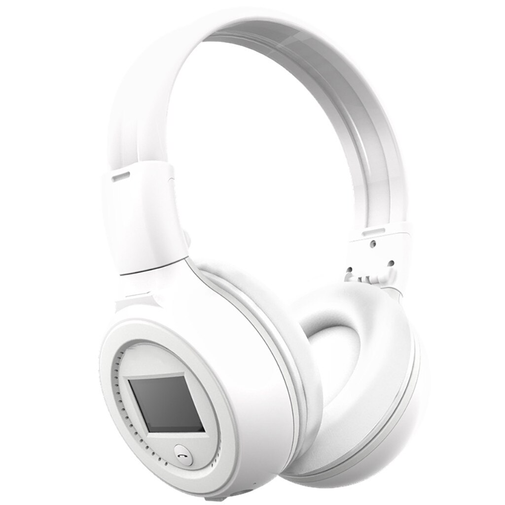 Universal Foldable Sports Wireless Headset LED FM Radio Headphone Support TF Bluetooth Headphone LED Display with Microphone