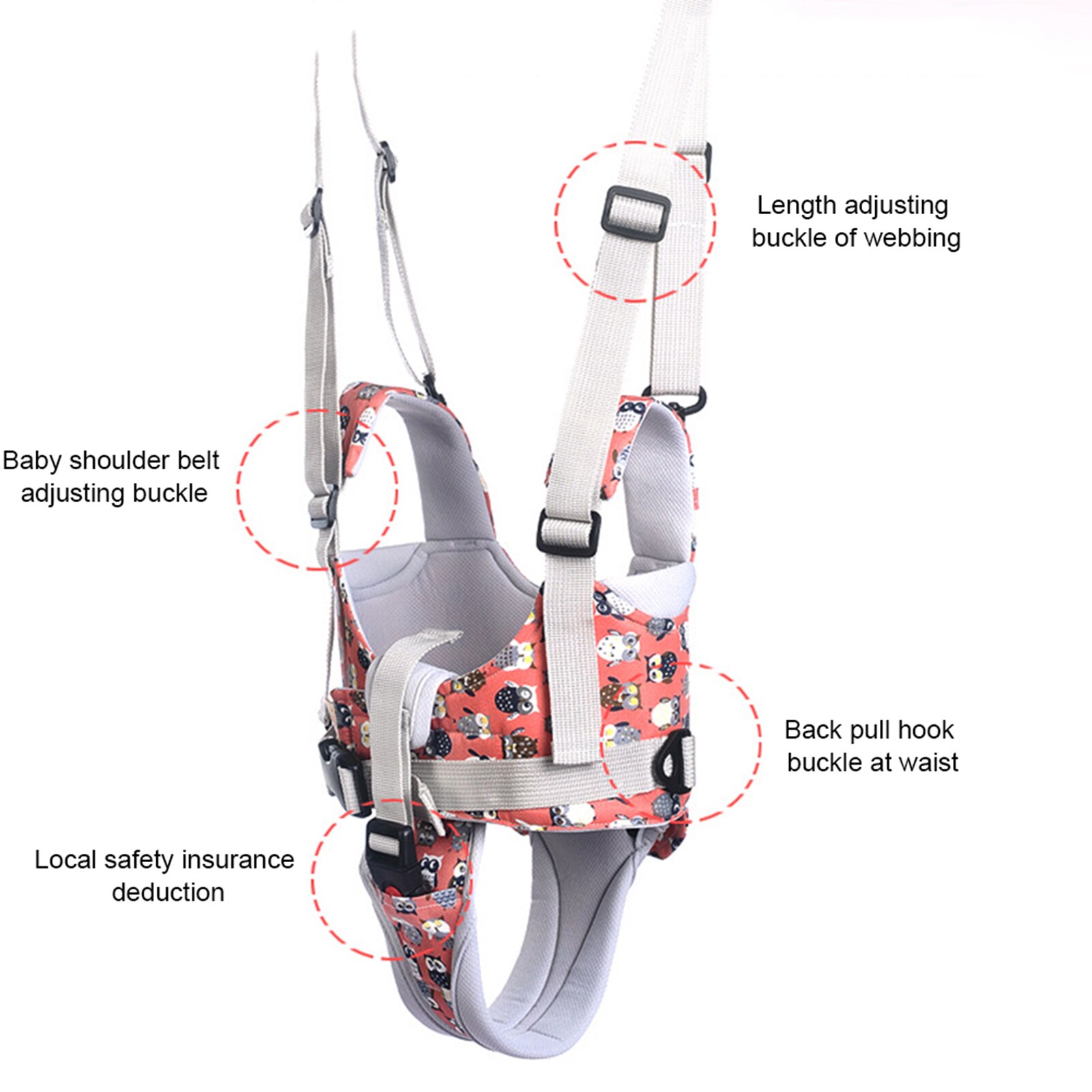 Baby Walker Toddler Harness Assistant backpack Leash for Children Kids strap Learning Walking Baby Belt Child Safety Reins