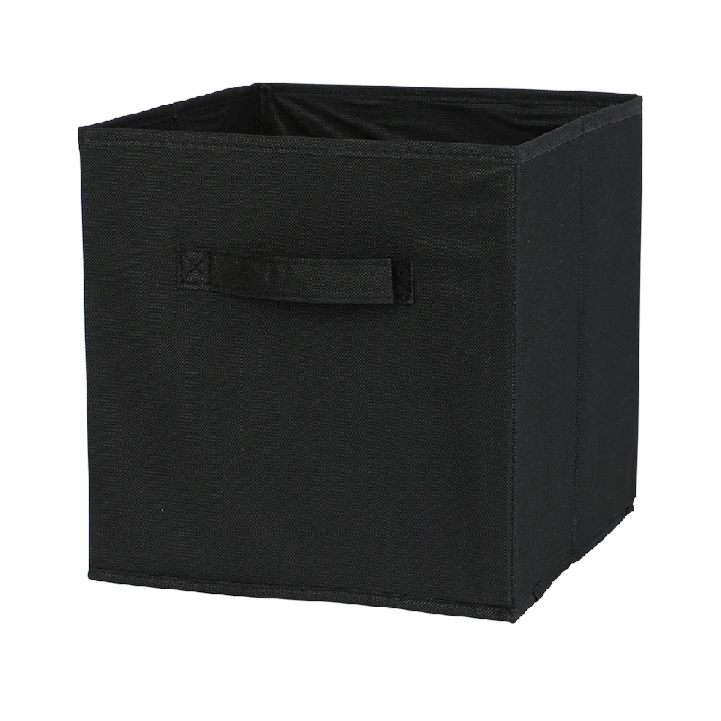 Cajón de caja de almacenamiento de tela plegable para armario y almacenamiento de juguetes, artículos para el hogar, caja de almacenamiento de ropa interior: Transparente